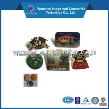 Badge with safety pin