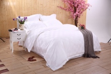 Washed Check Bedding Set