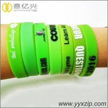 cheap gift items new silicone bracelet wrist bands