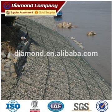 China Professional Hot Dipped Galvanized Gabion Mattresses / reno mattresses
