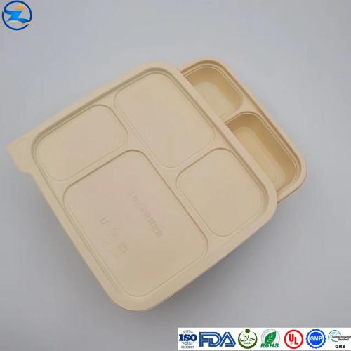 Warna asli Thermoforming PLA Food Container