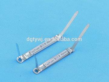 Europe paper printing fasteners/peper clamp