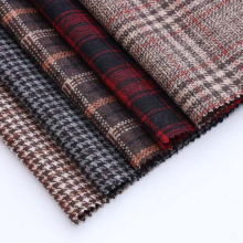 Classic design plaid tweed fabric for men shirt