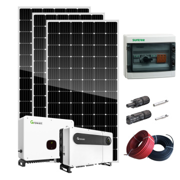 Komplette Set Solar Power System 5 kW im Netz