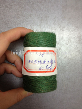 Green Jute Yarn Green Jute Twines Natural Jute Yarn