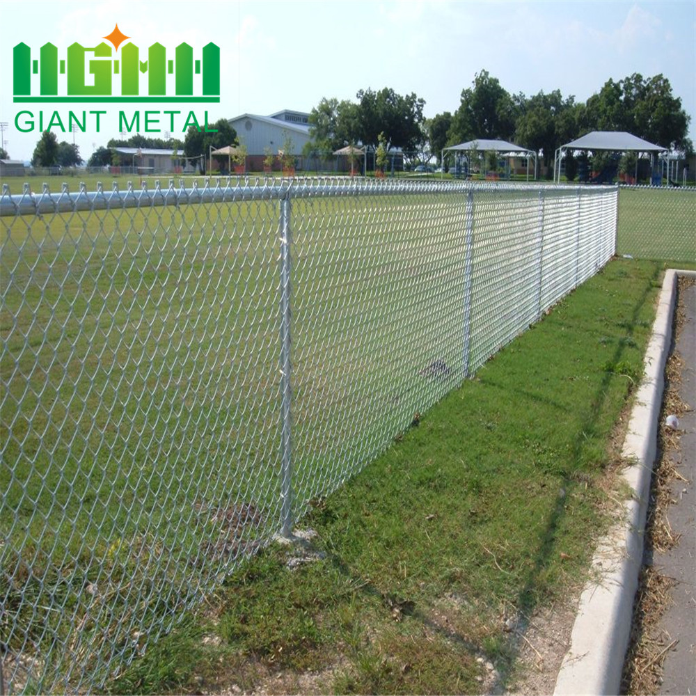 Galvanized 6 Gauge Chain Link 6 foot Fence