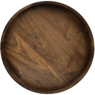 Round Wooden Tray Wood Tier Tray For Food