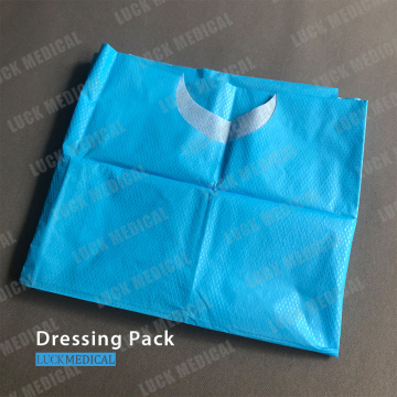 Sterile Dressing Pack With Non-Woven Pads