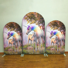 Horse design Arch backdrop birthday party frame