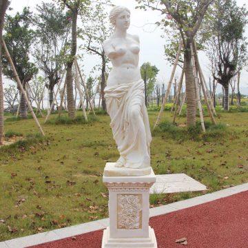 Famous garden life size fiberglass goddess lady sculpture resin venus statue