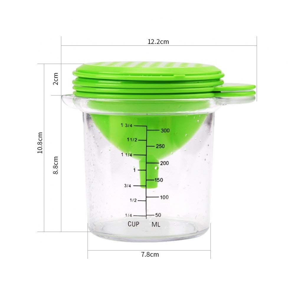 Plastic Measuring Cups with Lids