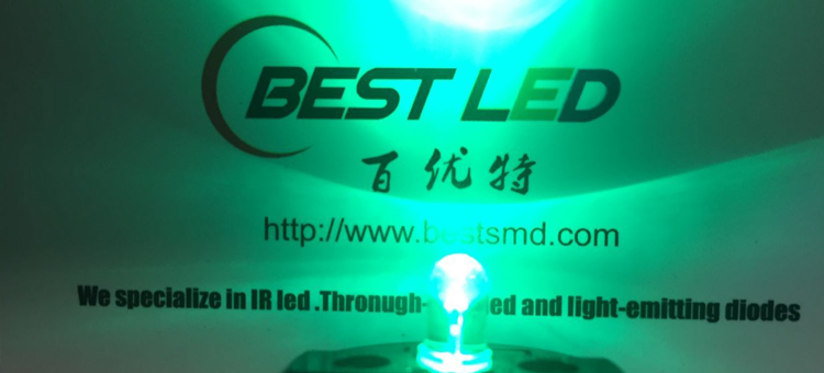 45 degree green led