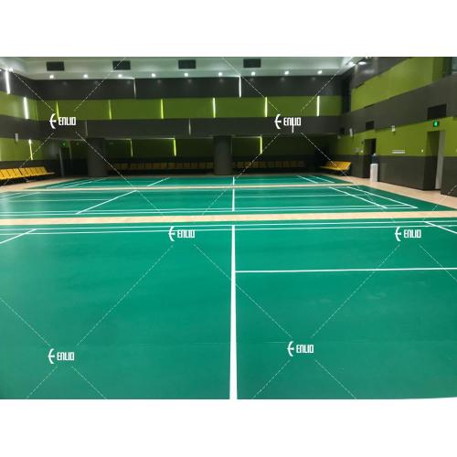 Badminton Court Tiles Logo personalizzato