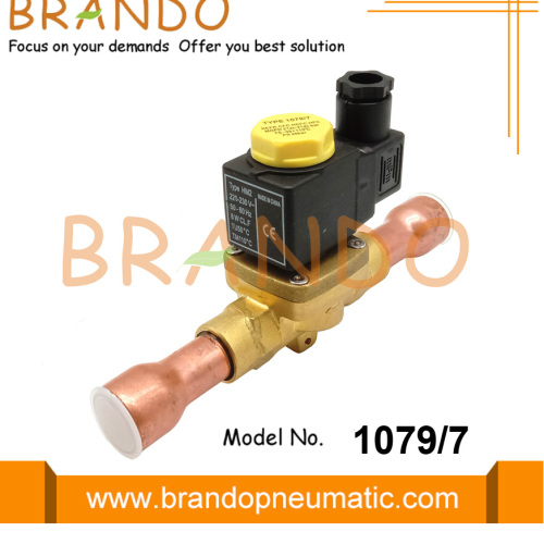 7/8 &quot;Solder 1079/7 Castel Type Refrigeration Solenoid Valve