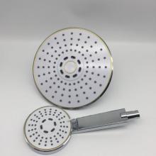 White Round ABS Plastic Shower Head Set