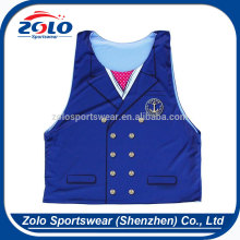 OEM Service Fashion 100% Polyester Nylon Tricot Mesh Lacrosse Jersey