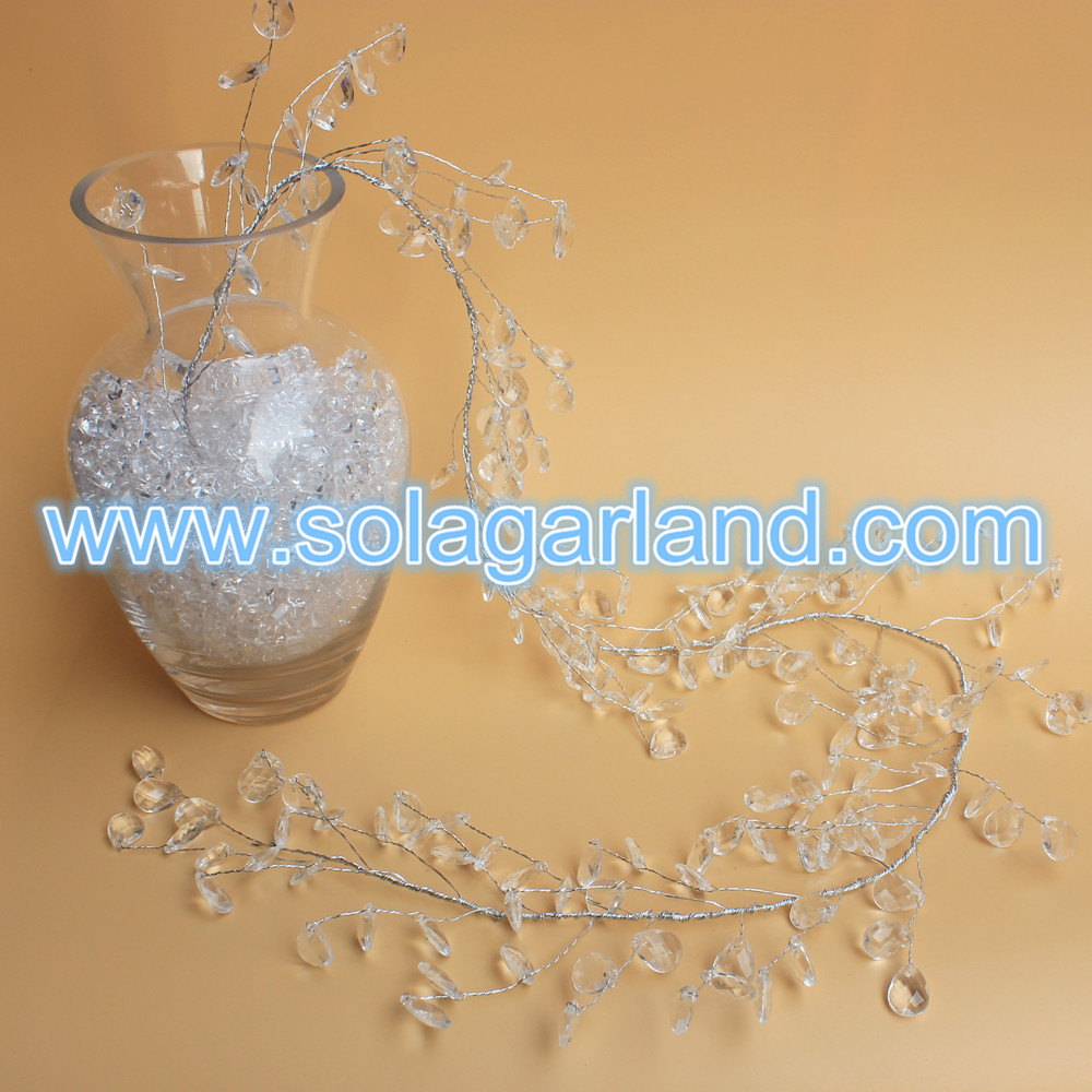 Crystal Beaded Garland Branch