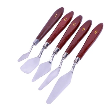 Wholesale 5Pcs Paint Scraper Set - Artists Palette Knife Painting Spatulas
