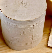 Custom Pulp Unbleached Coreless Bathroom Toilet Paper Roll