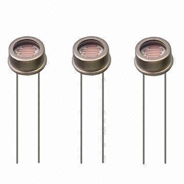 5mm Light Dependent Resistors, Coved with Metal Shell and 540mm Spectral Peak
