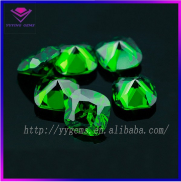 Emerald Green Stone Gems Price Cushion Cut CZ Jewelry