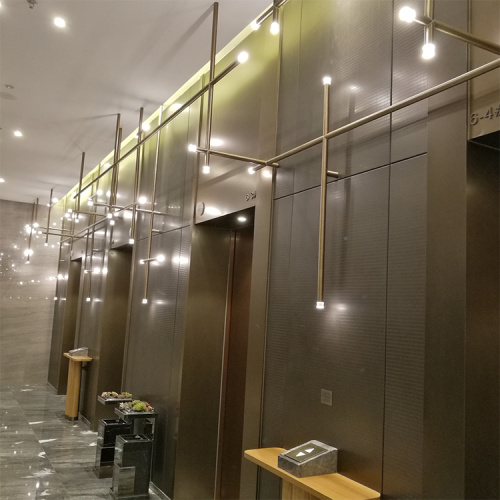 Lampadario moderno con perline a forma di lampadario per hotel