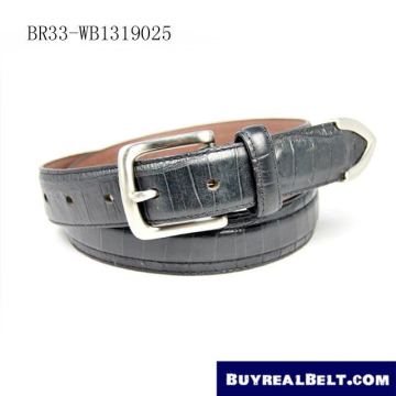 New western leather belt
