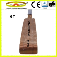 6T flat polyester web sling