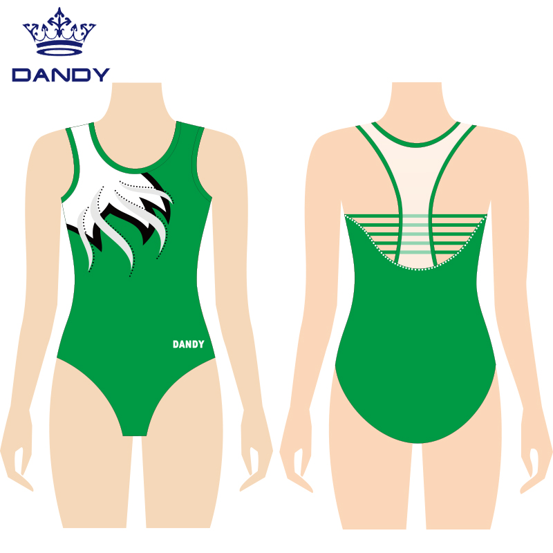 Maillot de gimnasia sin mangas personalizado para niñas