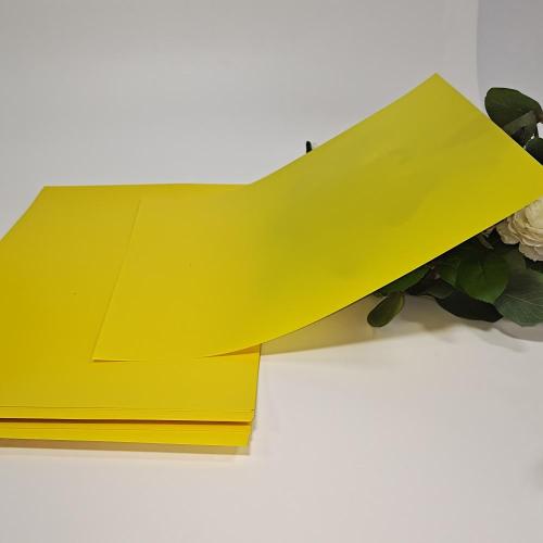 yellow plastic film 0.4mm rigid pet sheets packaging