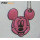 Hi-Vis PVC Sheet Red Mickey Pendant For Student