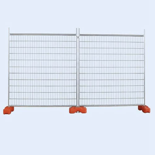 Galvanized temporary fence or movable fence