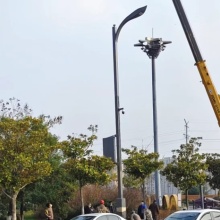 Smart Street Lighting System with Remote Surveillance Camera