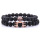 Roi Couronne Noir Onyx Mat Bracelet 8mm Perles Pierre Naturelle Chakra Collection Reiki Cadeau pour Hommes Femmes