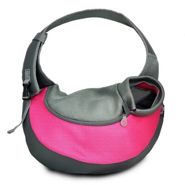 Pink Large PVC and Mesh Pet Sling