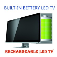 BUILT-IN BATTERY LED TV,RECHARGEABLE LED TV,POWER CUT,USE 3HOURS