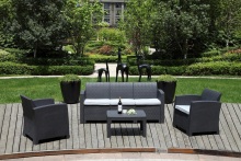 new style rattan outdoor wicker sofa