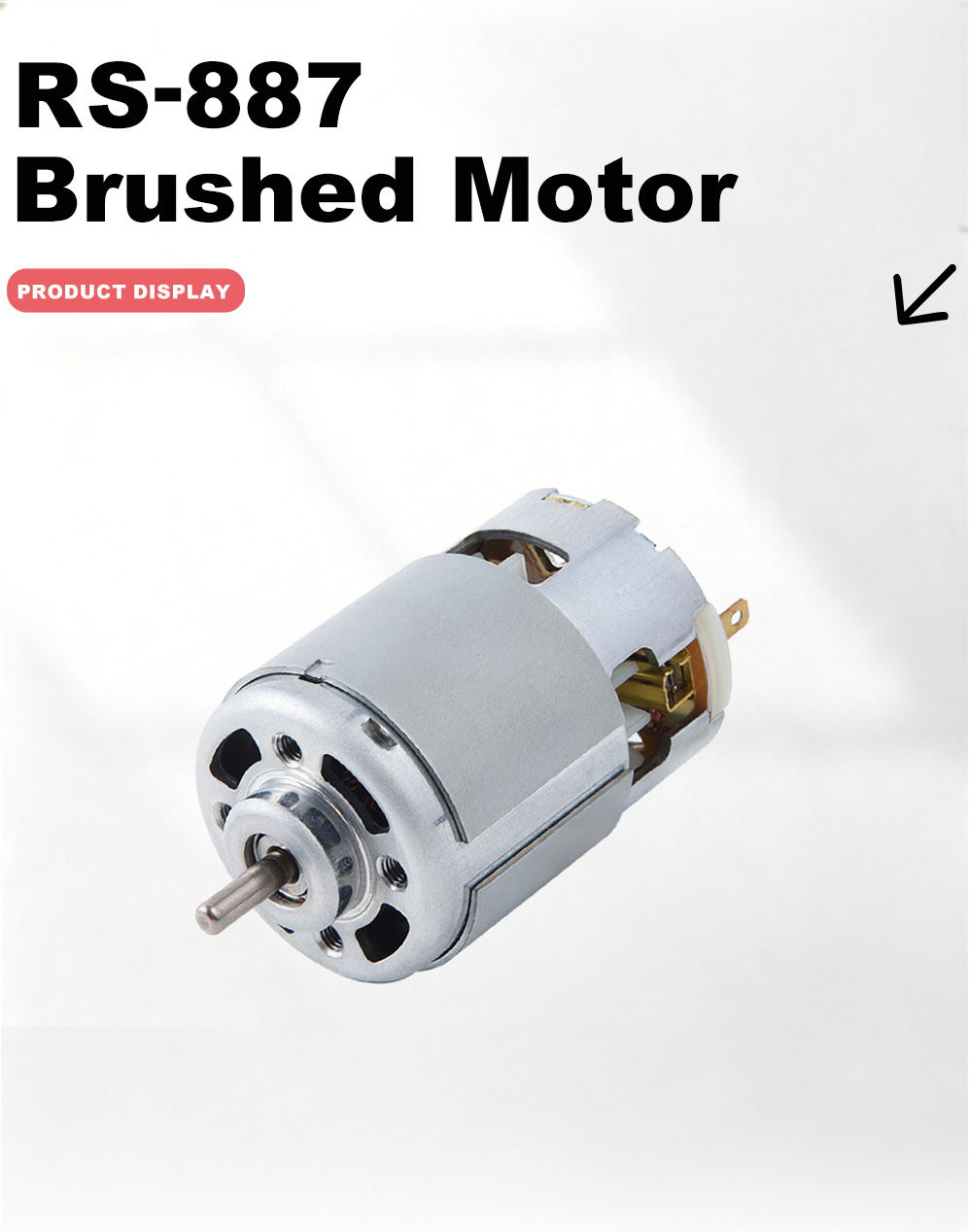 887 Fırçalı DC Motor-2x 887 Brushed DC Motor-2x
