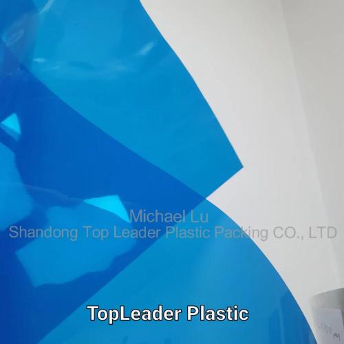 Tấm PVC màu xanh cứng nhắc cho bao bì, quảng cáo hộp đèn