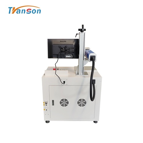 50w Fiber laser marking machine with platform