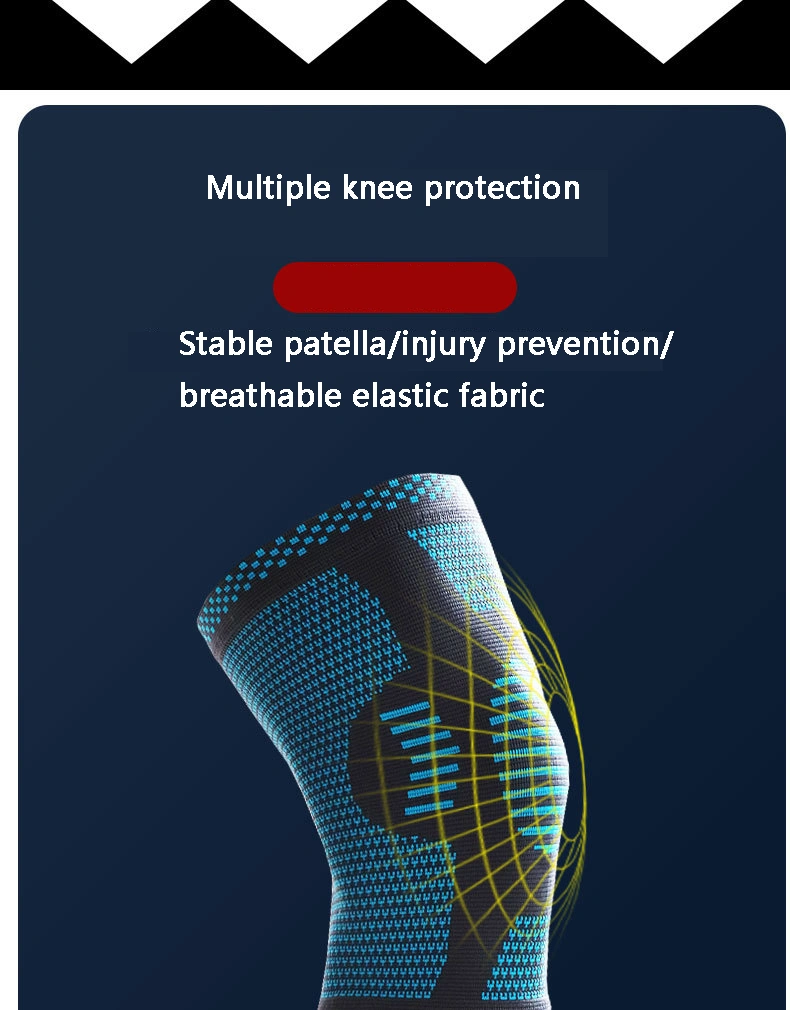High Quality Fitness Wear Protector Anti Slip Custom Knee Pad
