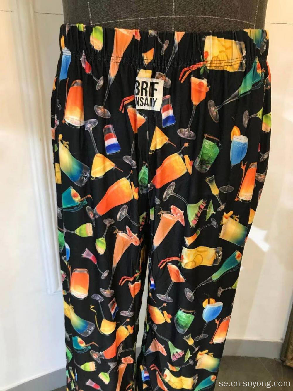 Herr Casual Printed Lounge Pants House Nattkläder