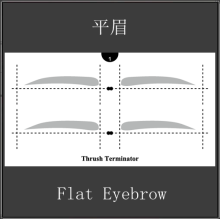 Stencil brow kit eyebrow