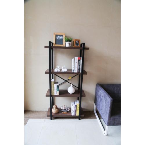 4 tiers bookcase and book shelves