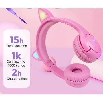 Trendy Bluetooth Kids Kopfhörer mit TF -Kartenkopfsets