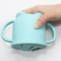 Silicone Snack Cup Anti-Drop e Anti-Sprinkle