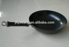 carbon steel wok with bakelite handle/Wok with handle