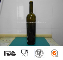 750ml amber wine glass bottle