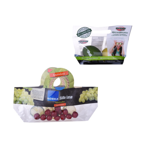 Bolsa de frutas para empaquetar de tomate fresco impreso personalizado reciclable