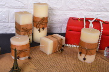 Long Burning Time Square Pillar Candles